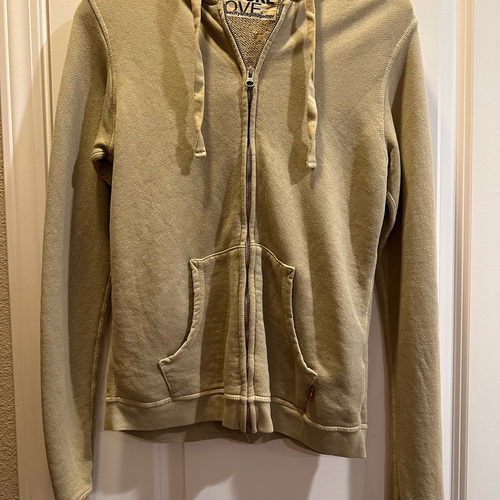 Freecity Earthy Tone Zip-Up Hoodie